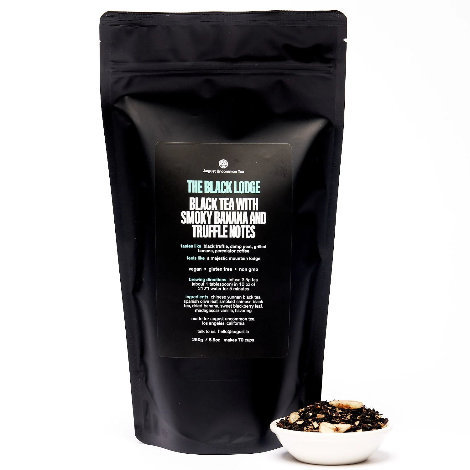 August The Black Lodge - Smoky Banana Black Tea - Image 4