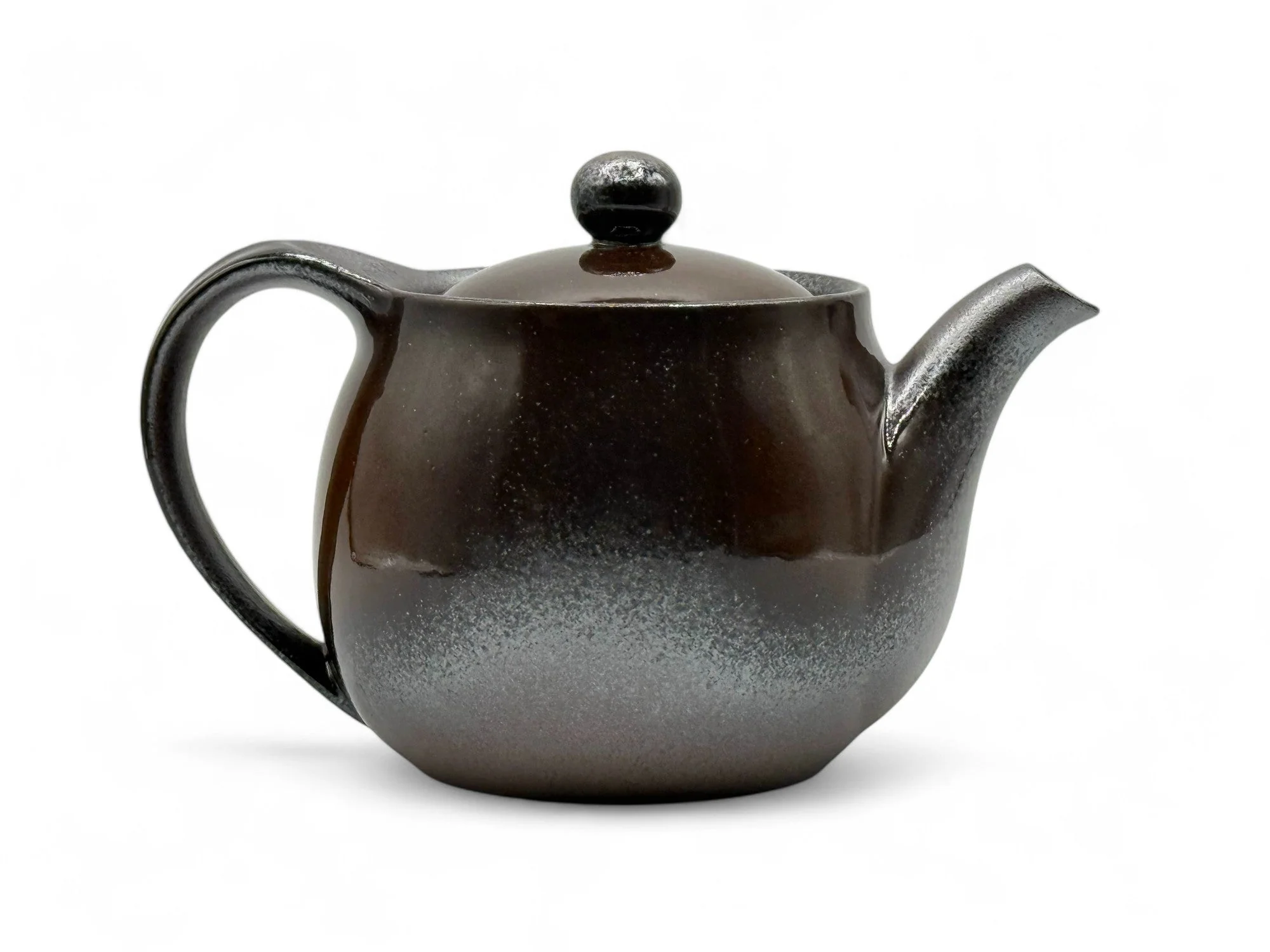 Inoue Tea Toffee Brown Banko-yaki Kyusu - Japanese Teapot - Image 6