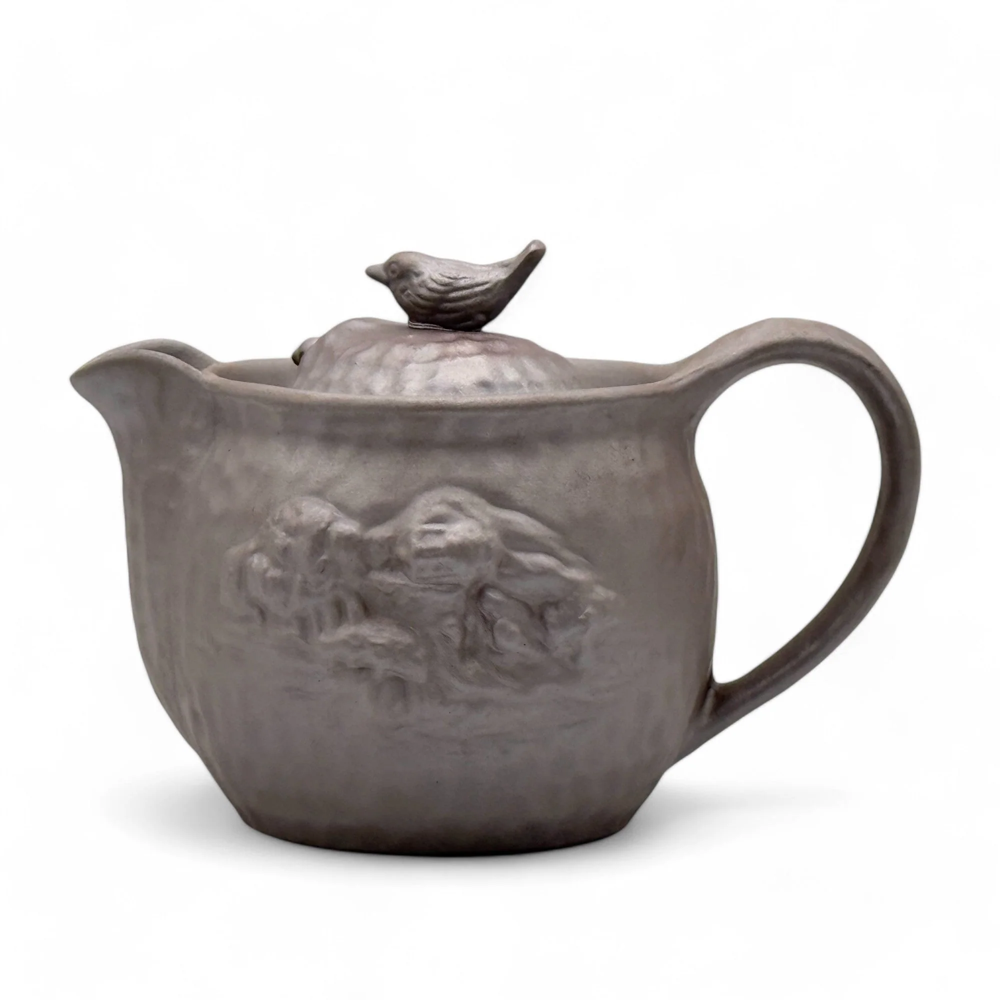 Inoue Tea Tori Tobidashi Banko-yaki Kyusu - Japanese Teapot - Image 7