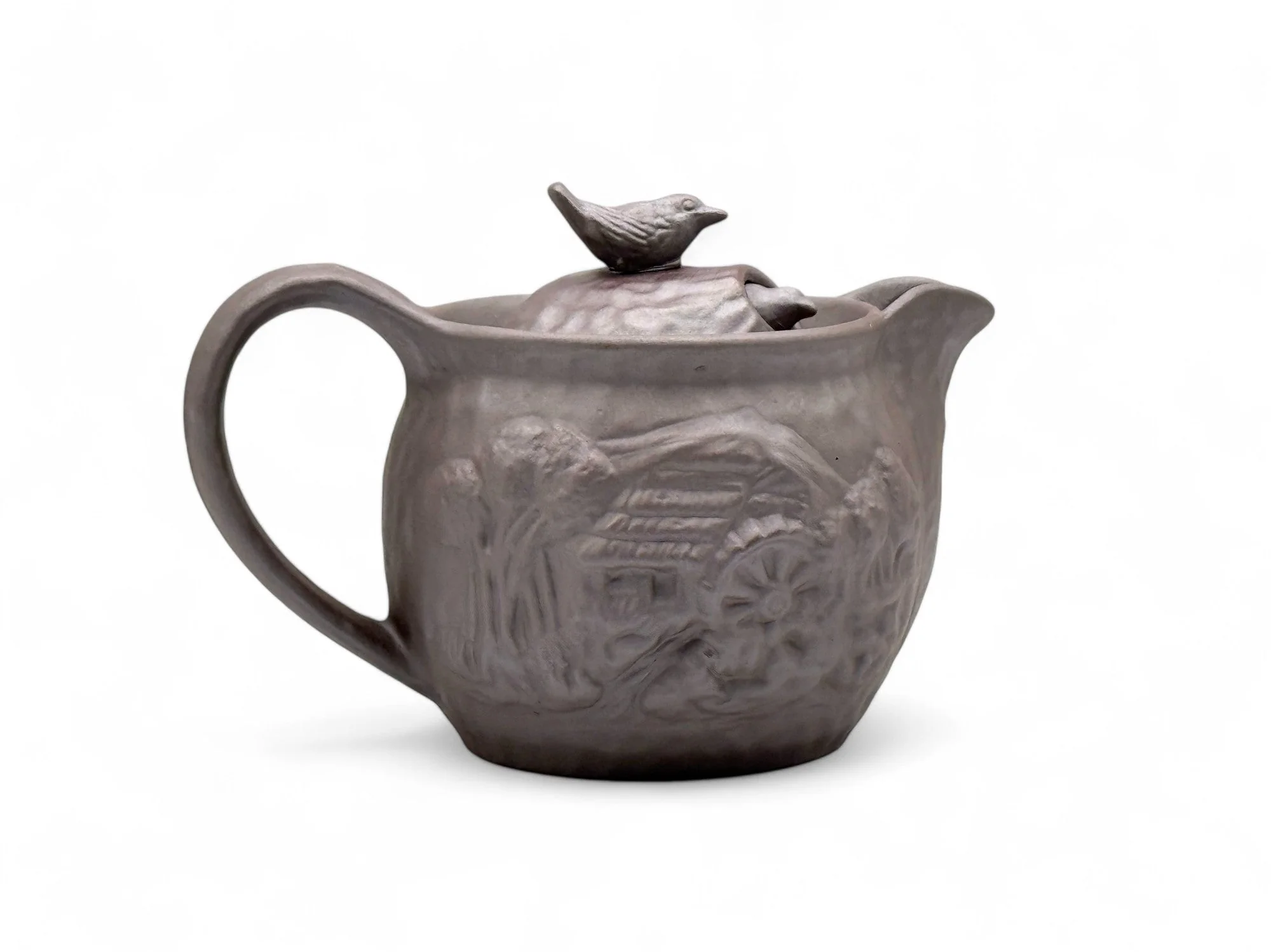 Inoue Tea Tori Tobidashi Banko-yaki Kyusu - Japanese Teapot - Image 8