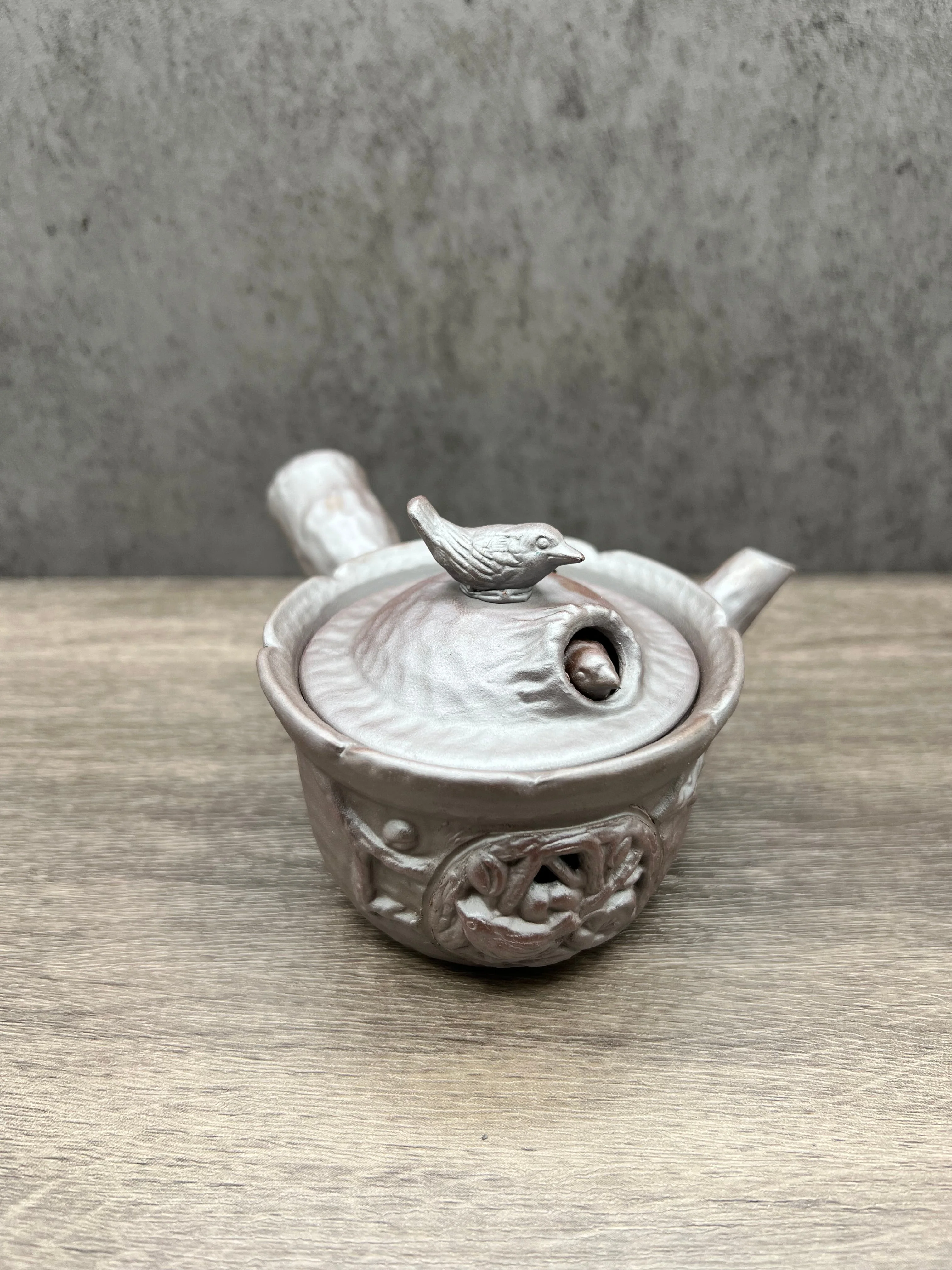 Inoue Tea Tori Tobidashi Ko Banko-yaki Kyusu - Japanese Teapot - Image 3