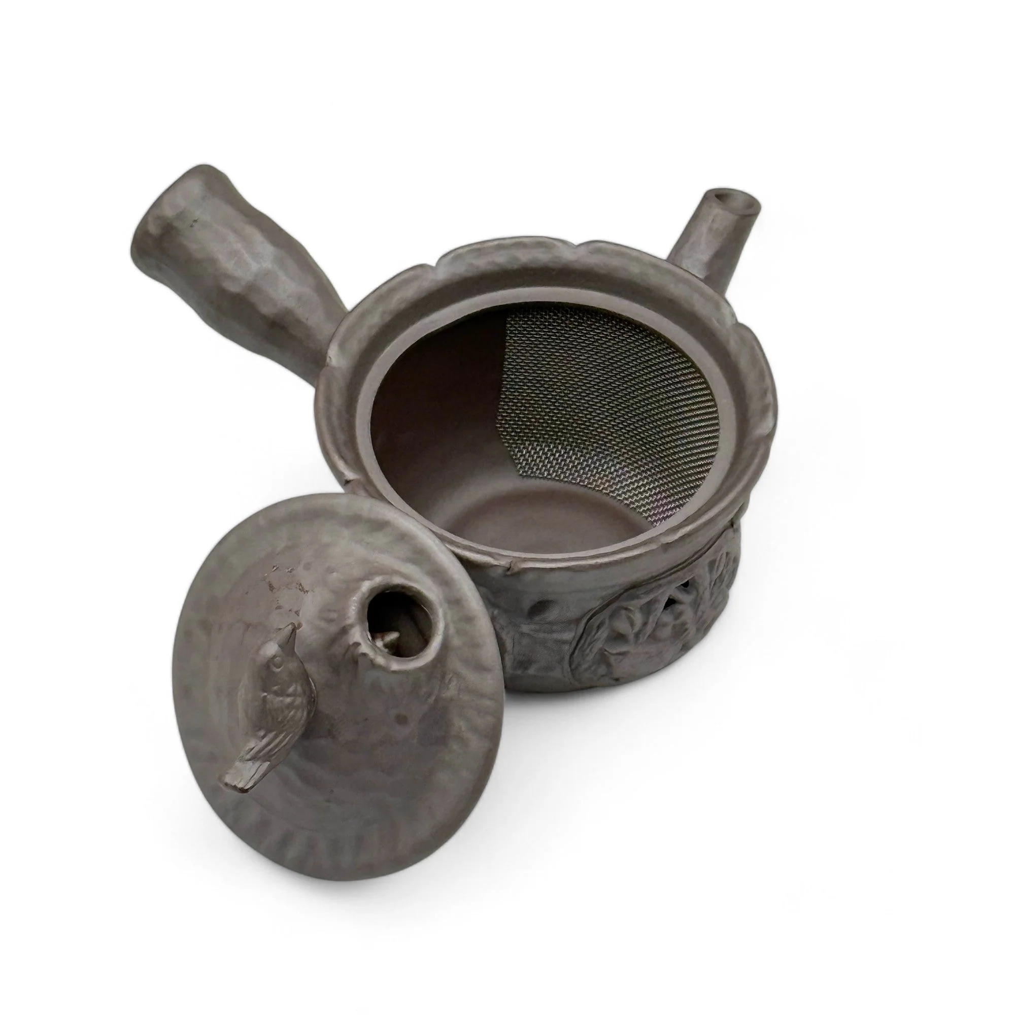 Inoue Tea Tori Tobidashi Ko Banko-yaki Kyusu - Japanese Teapot - Image 7