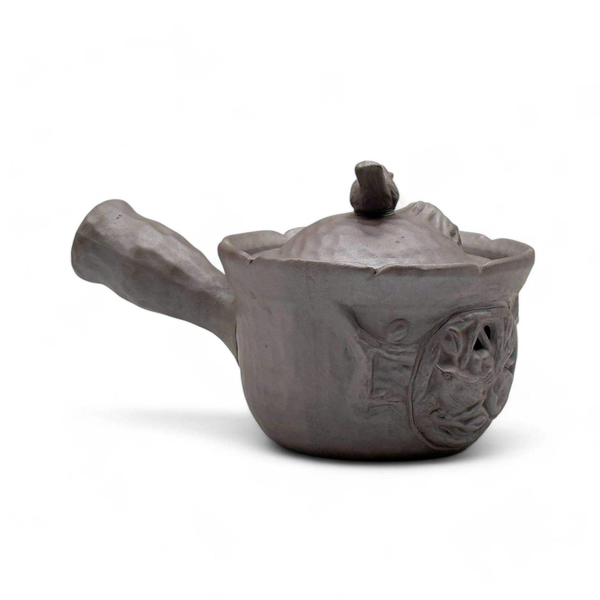 Inoue Tea Tori Tobidashi Ko Banko-yaki Kyusu - Japanese Teapot - Image 8
