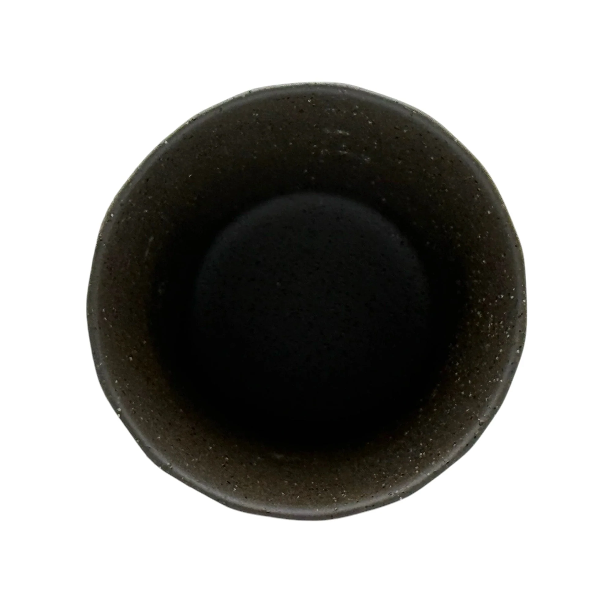 Inoue Tea Udei Rock Brown Mino-yaki Yunomi - Japanese Teacup - Image 4