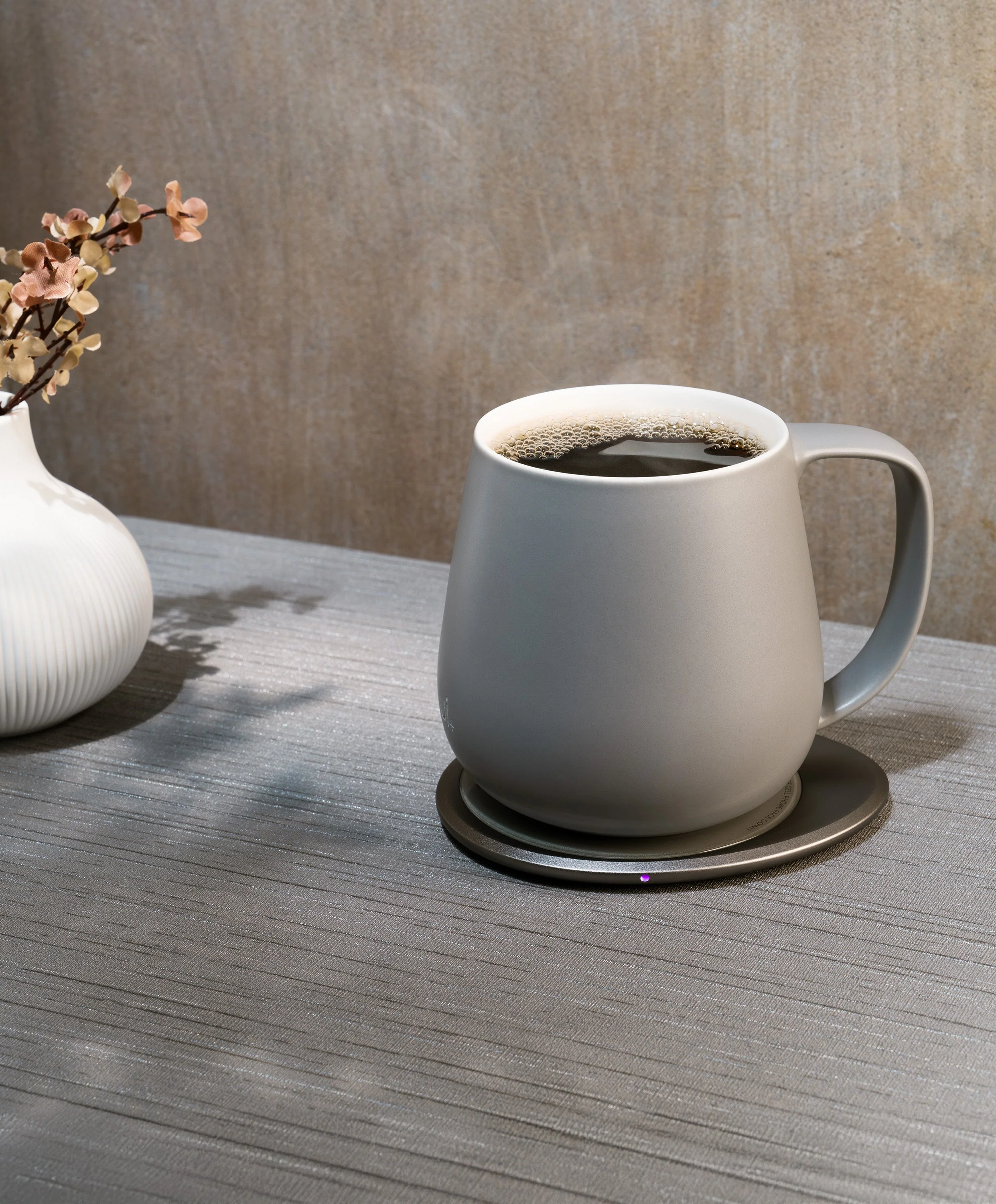 OHOM Ui+ Self-heating Mug Set - Soft Gray - Image 3