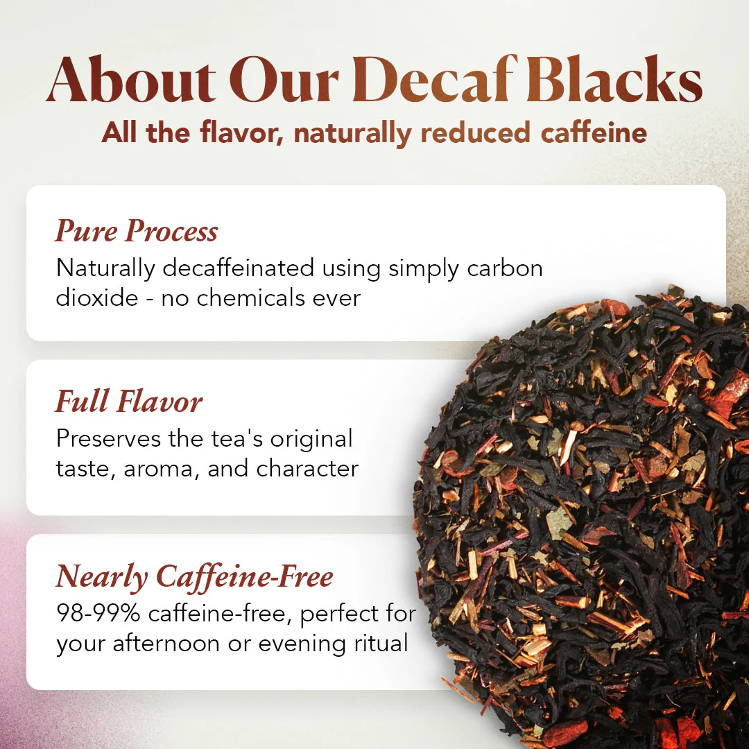 Plum Deluxe Wonder-Full Pomegranate Decaf Black Tea - Image 3