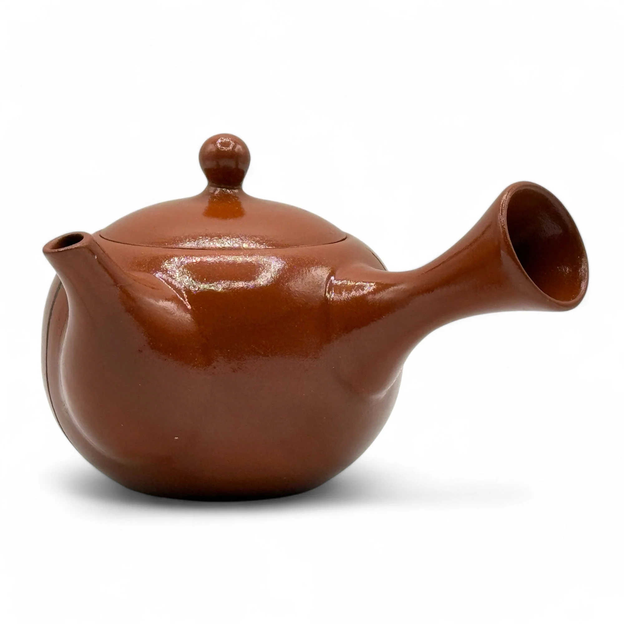 Inoue Tea Yixing Tokusa Red Tokoname-yaki Kyusu - Japanese Teapot - Image 2
